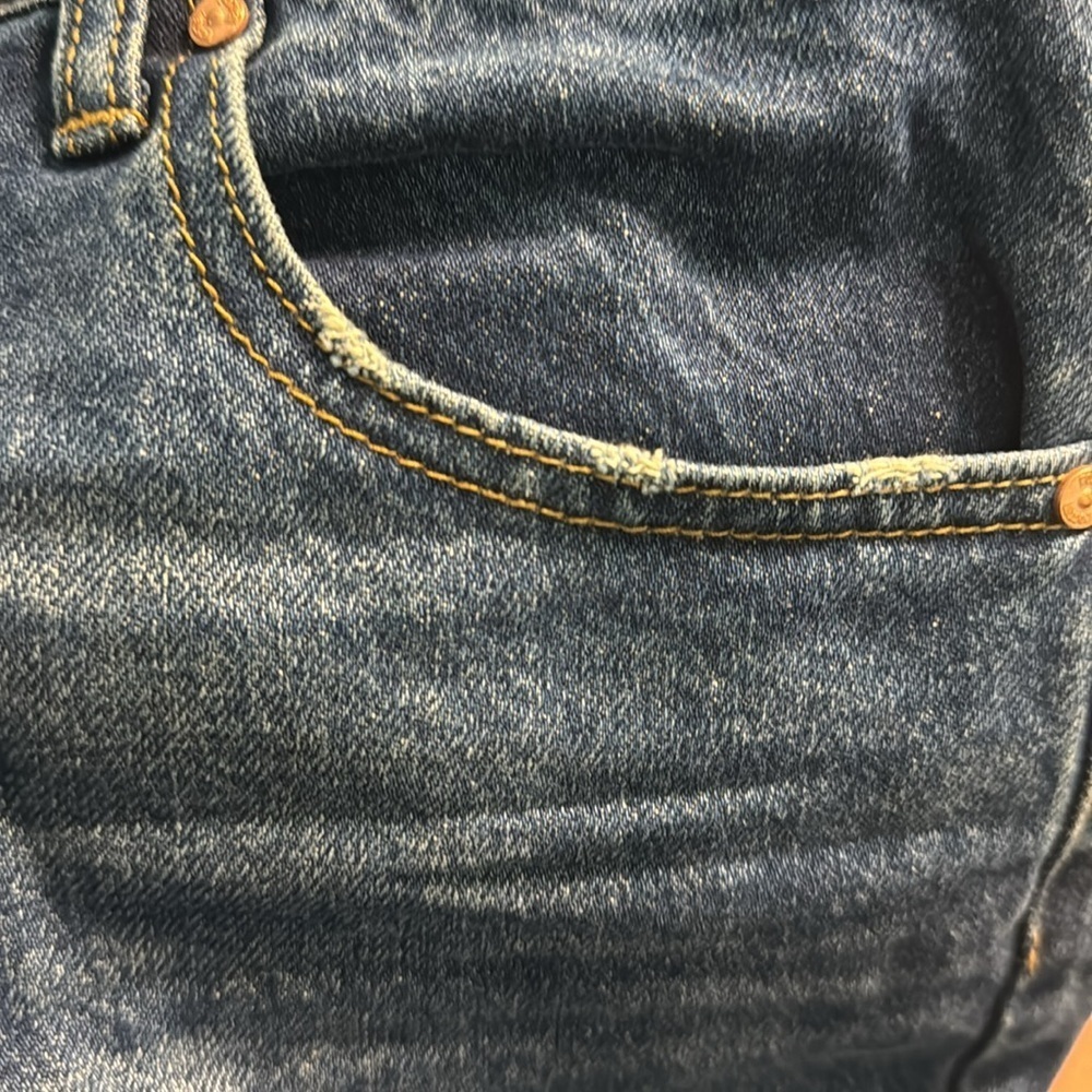 Cody Foster Blue Wide Leg Flare Jeans 35 - Picture 11 of 11